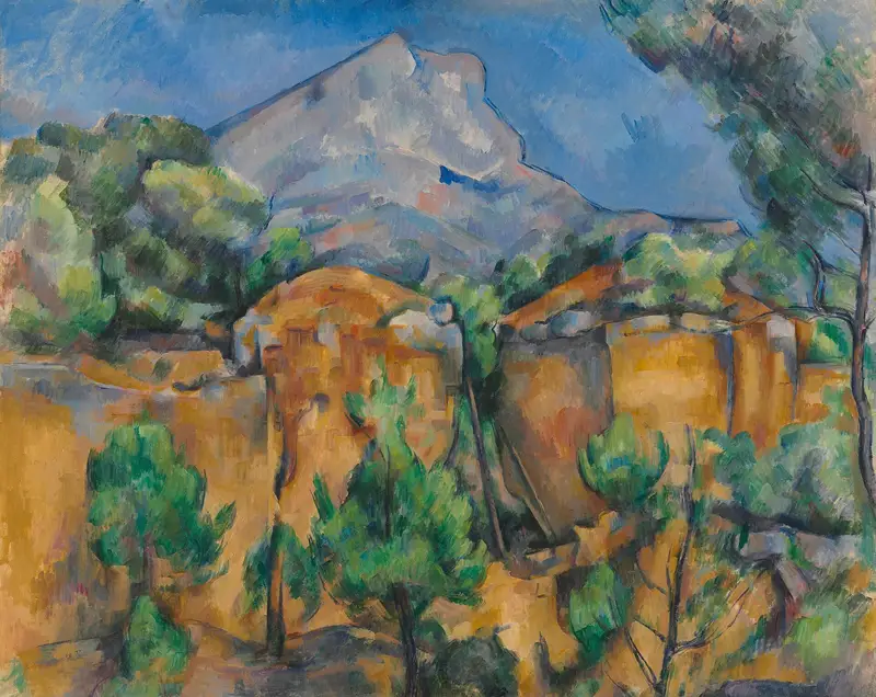 "Mont Sainte-Victoire" by Paul Cezanne