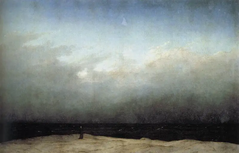"Monk by the Sea" by Caspar David Friedrich